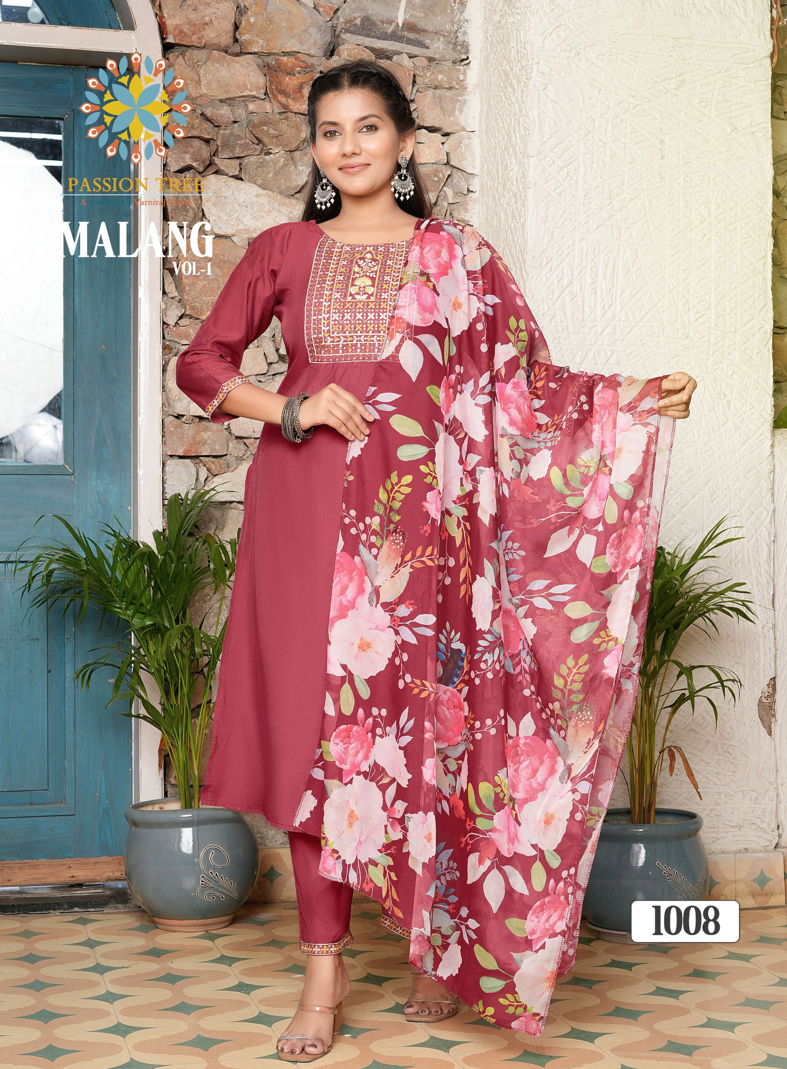 Malang Vol 1 By Passion Tree Shimmer Silk Readymade Suits Wholesale Shop In Surat
